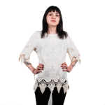 Blusa Nanuri Natura Bordado