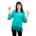 Blusa Nanuri Natura Bordado Verde