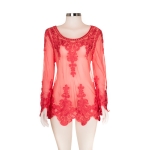 Blusa Nanuri Coral Crochet