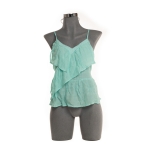 Blusa Gran Oriente KB2845 sin Mangas Verde