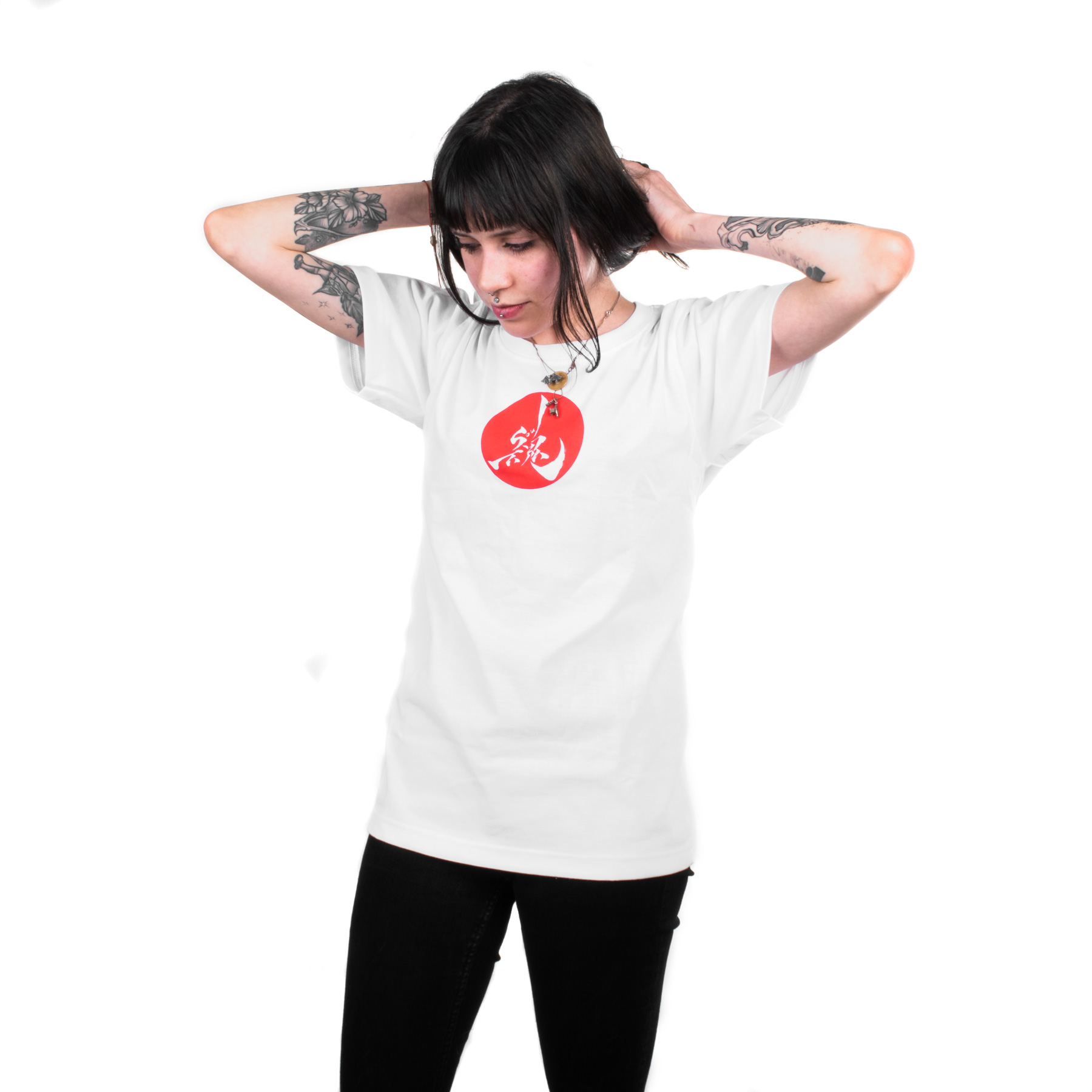Playera Soul Japón con estampado Blanco