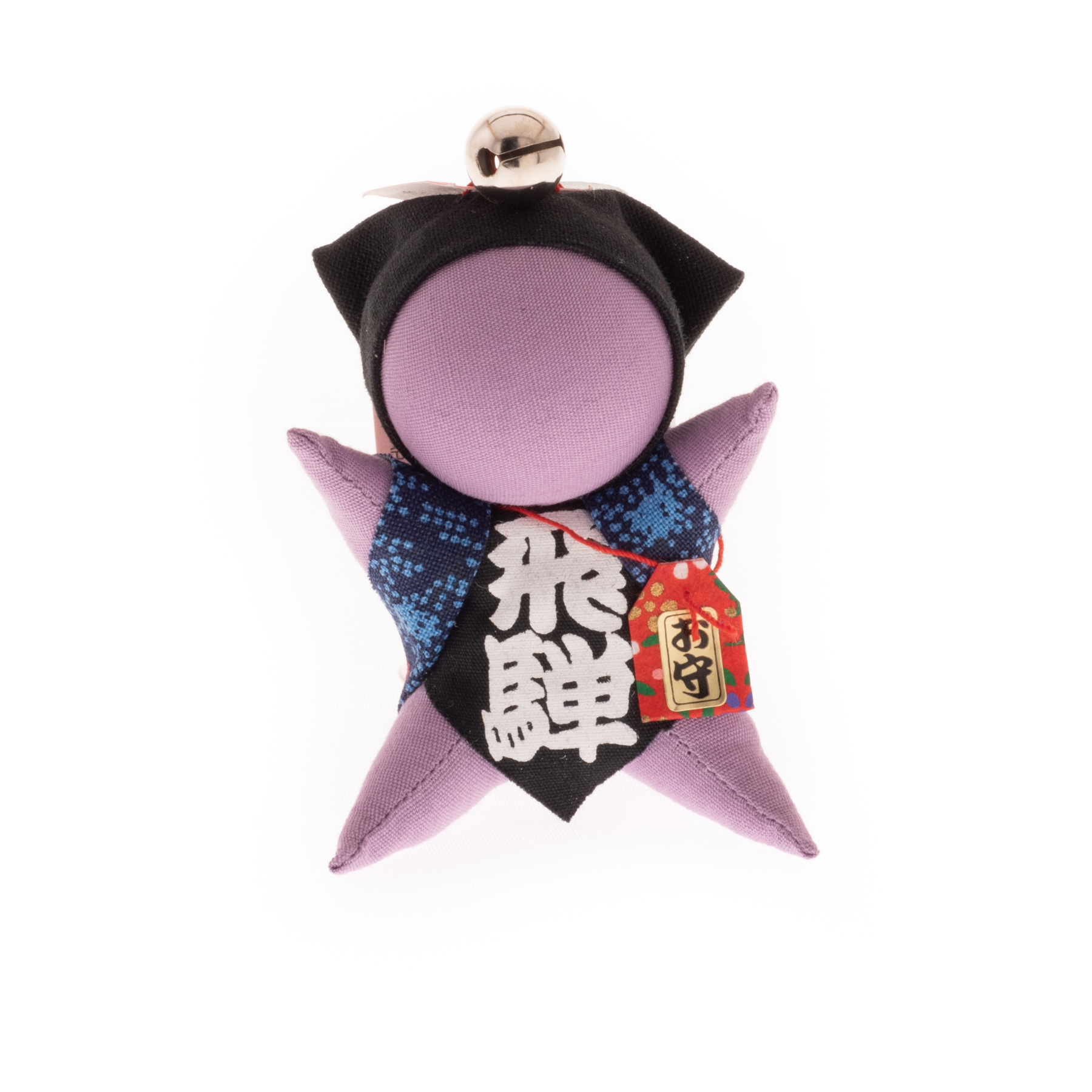 Amuleto Sarubobo Japonés Artesanal Lila