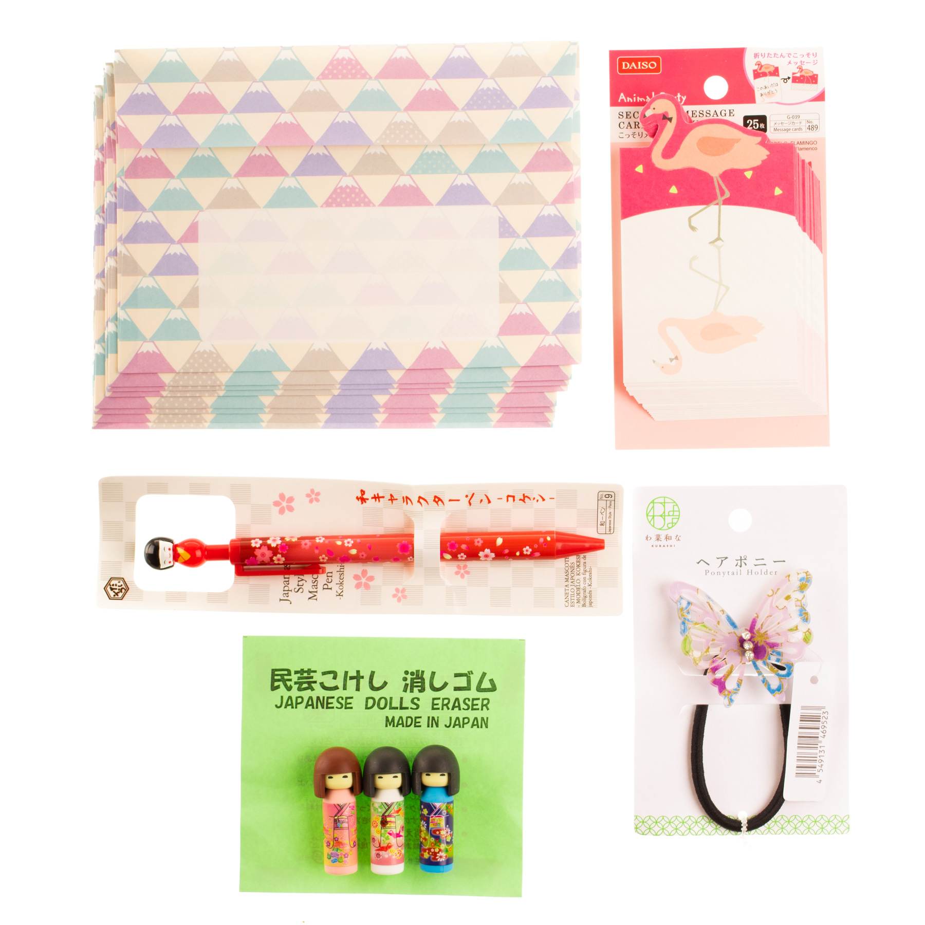Paquete de Papelería Kawaii Japonés