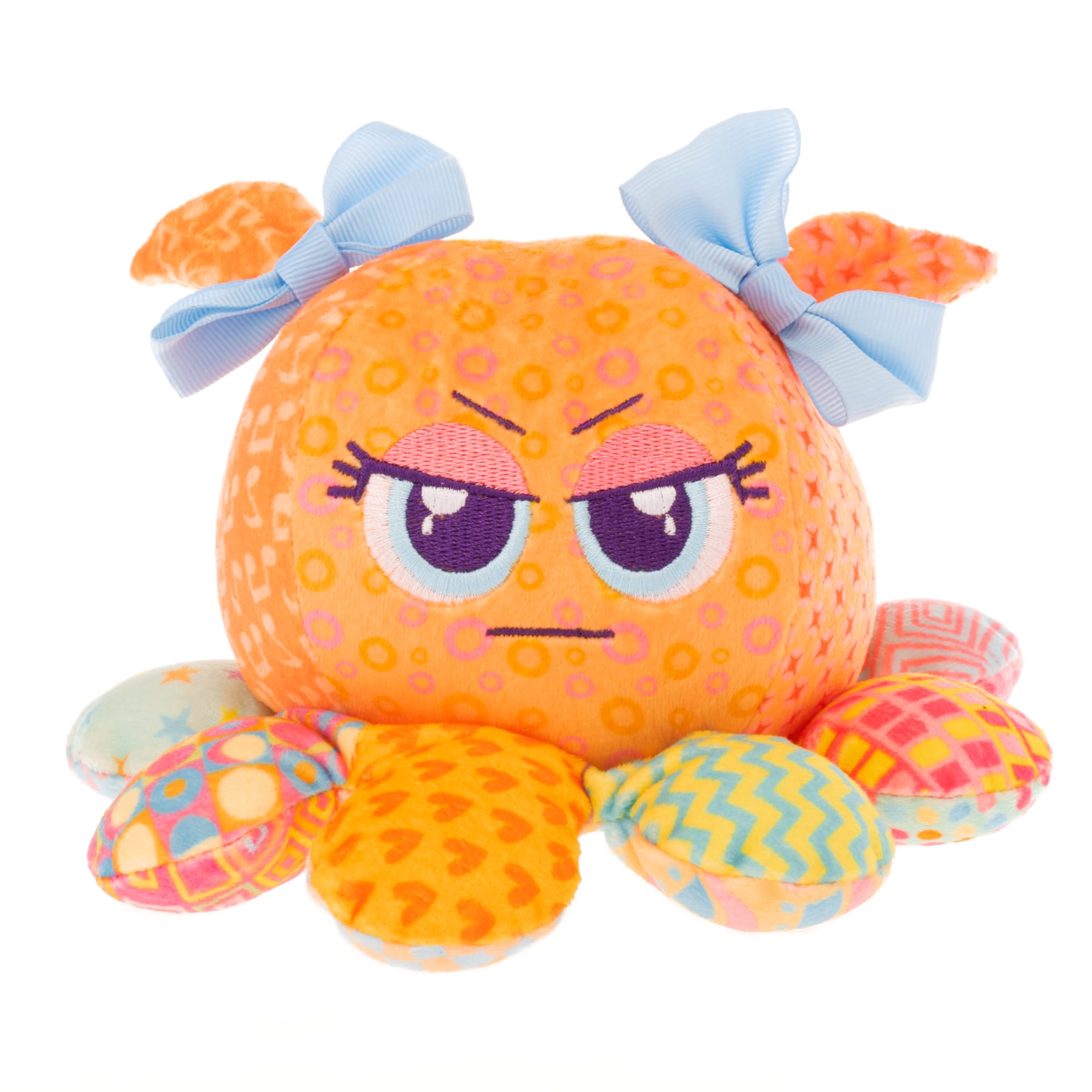 Peluche Pulpo Reversible  Acapulpo Distroller Verde Naranja