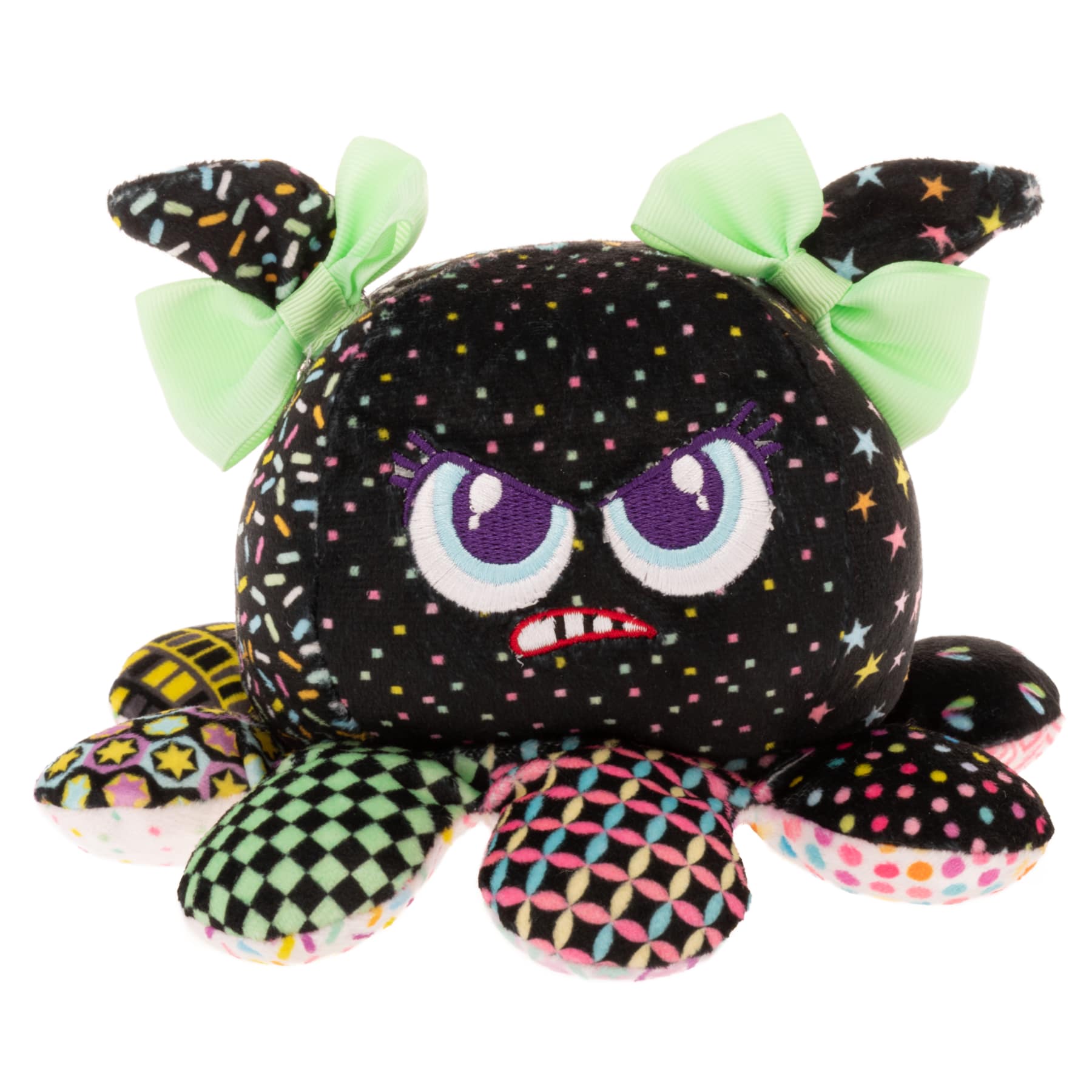 Peluche Pulpo Reversible  Acapulpo Distroller Blanco Negro