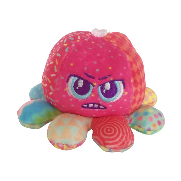 Llavero Mini Pulpo Distroller Rojo Azul