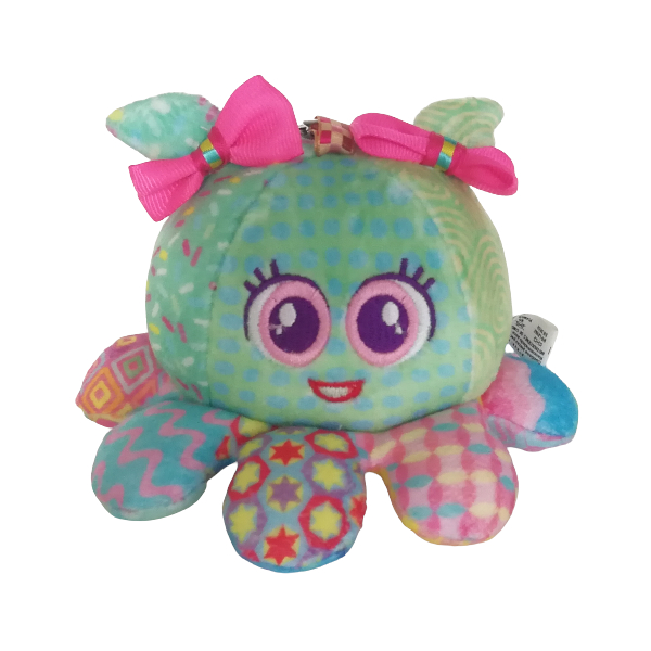 Llavero Mini Pulpo Distroller Verde Naranja