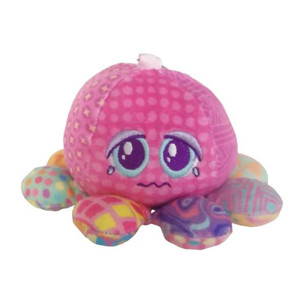 Llavero Mini Pulpo Distroller Azul Rosa