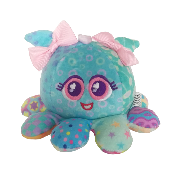 Llavero Mini Pulpo Distroller Azul Rosa