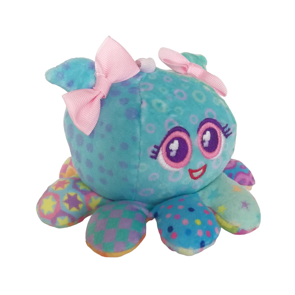 Llavero Mini Pulpo Distroller Azul Rosa