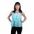 Blusa Gran Oriente KB2845 sin Mangas Verde